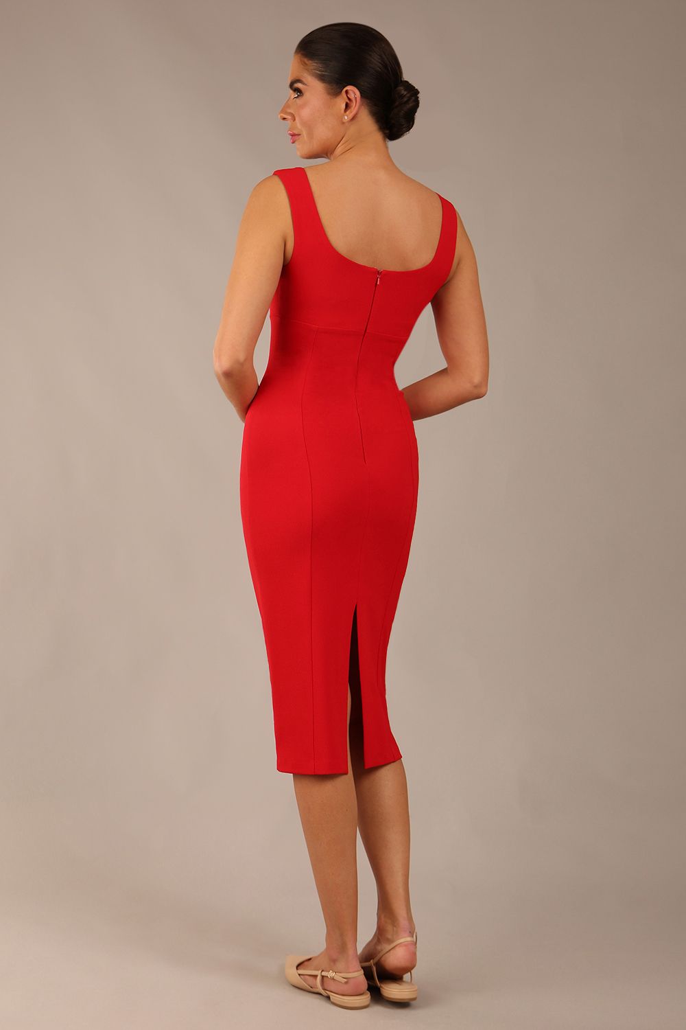 Perthshire Sleeveless Bodycon Pencil Dress – Diva Catwalk, image 4