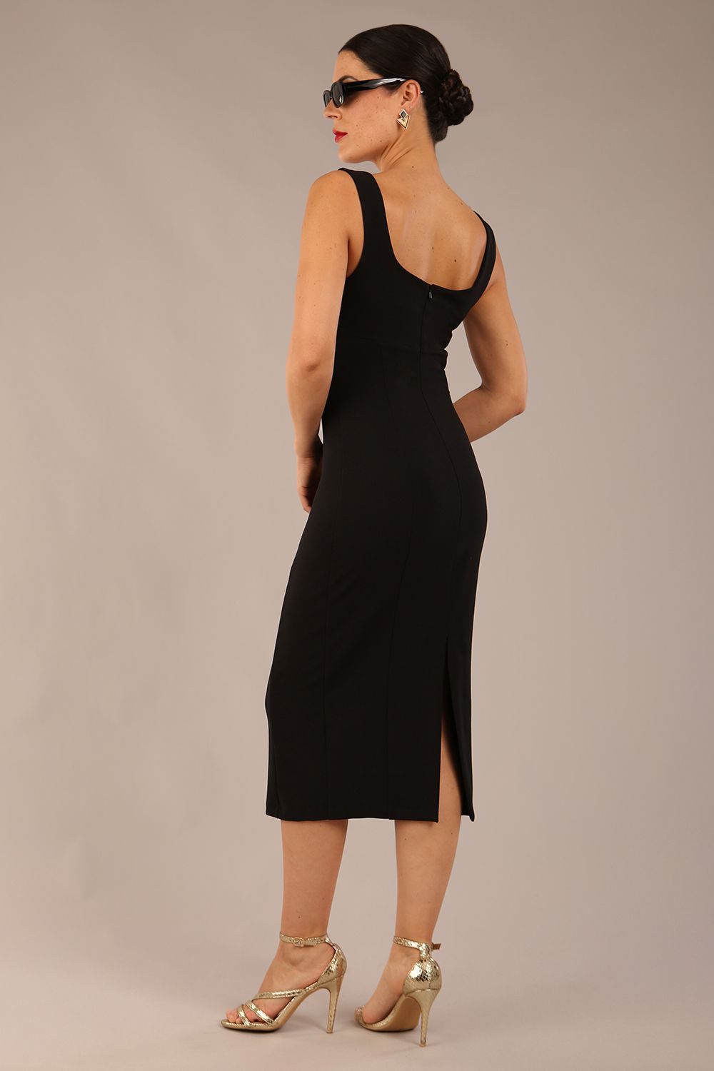 Perthshire Sleeveless Bodycon Pencil Dress – Diva Catwalk, image 20