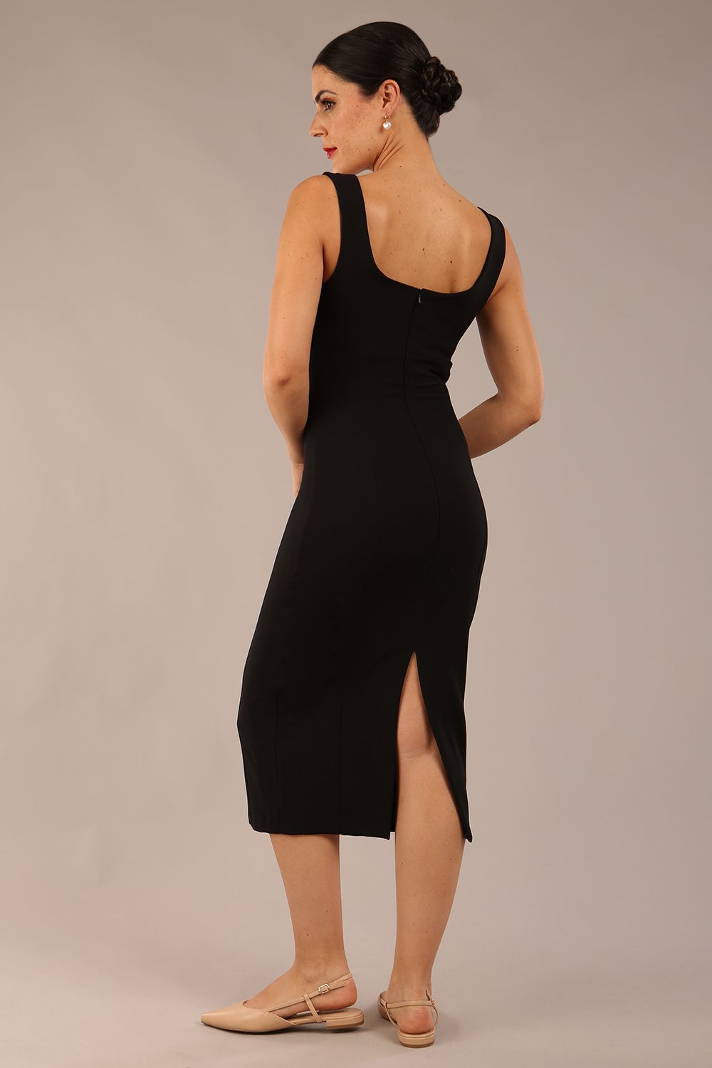 Perthshire Sleeveless Bodycon Pencil Dress – Diva Catwalk, image 19