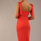 Philippa Bow shoulder detail Pencil Wiggle Dress 