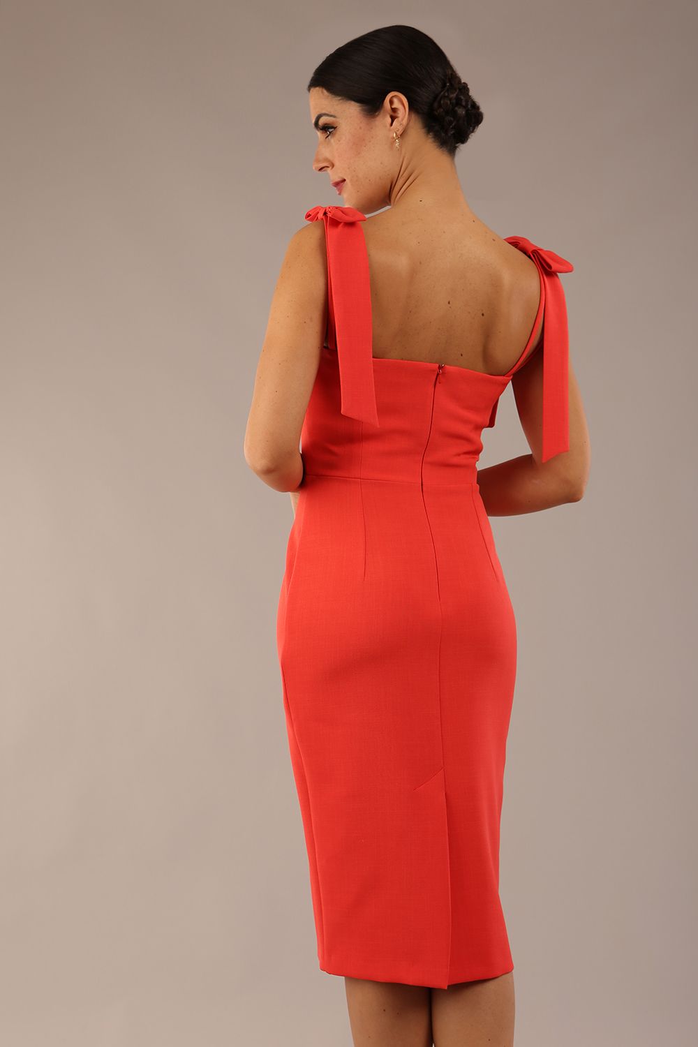 Philippa Bow shoulder detail Pencil Wiggle Dress – Diva Catwalk, image 27