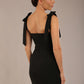Philippa Bow shoulder detail Pencil Wiggle Dress 