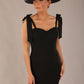 Philippa Bow shoulder detail Pencil Wiggle Dress 