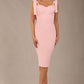 Philippa Bow shoulder detail Pencil Wiggle Dress 