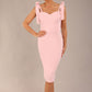 Philippa Bow shoulder detail Pencil Wiggle Dress 