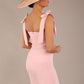 Philippa Bow shoulder detail Pencil Wiggle Dress 