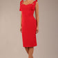 Philippa Bow shoulder detail Pencil Wiggle Dress 