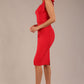Philippa Bow shoulder detail Pencil Wiggle Dress 