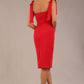 Philippa Bow shoulder detail Pencil Wiggle Dress 