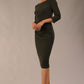 Polly 3/4 Sleeve Pencil Dress 