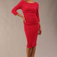 Polly 3/4 Sleeve Pencil Dress 