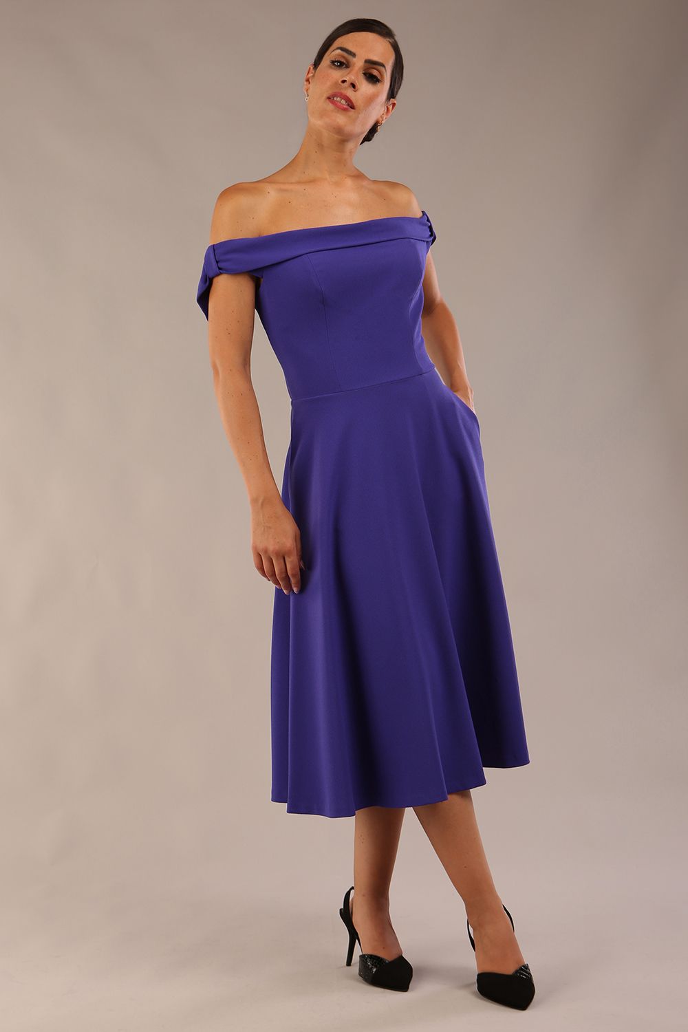 Portobello Swing Dress in Spectrum Indigo – Diva Catwalk, image 1