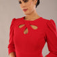 Quintessa Three Petal Keyhole Pencil Dress 