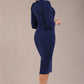 Quintessa Three Petal Keyhole Pencil Dress 
