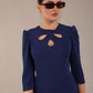 Quintessa Three Petal Keyhole Pencil Dress 
