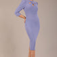 Quintessa Three Petal Keyhole Pencil Dress 