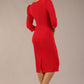 Quintessa Three Petal Keyhole Pencil Dress 