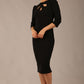 Quintessa Three Petal Keyhole Pencil Dress 