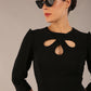 Quintessa Three Petal Keyhole Pencil Dress 