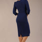 Quintessa Three Petal Keyhole Pencil Dress 
