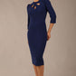 Quintessa Three Petal Keyhole Pencil Dress 