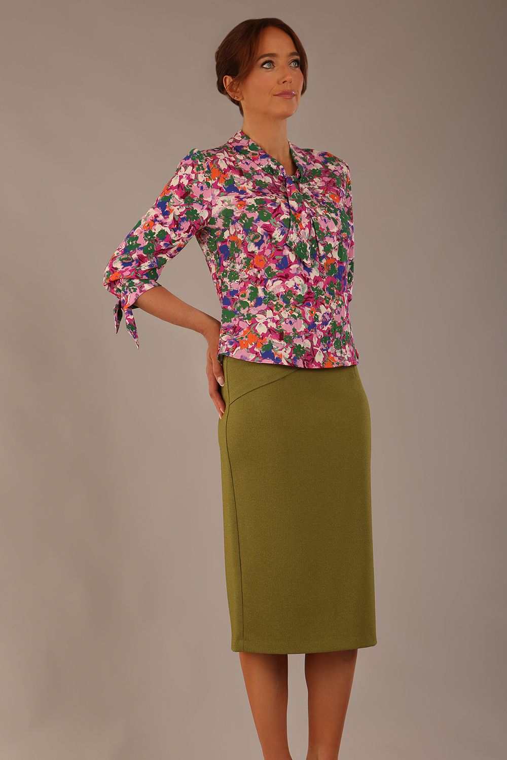 Radley Floral 3/4 Sleeved Clifton Top 