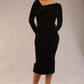 Renoir Long Sleeve Velvet Dress 