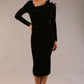 Renoir Long Sleeve Velvet Dress 