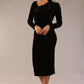 Renoir Long Sleeve Velvet Dress 