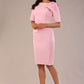 Reverie Short Sleeve Stretch Pencil Dress with Bow Detail 