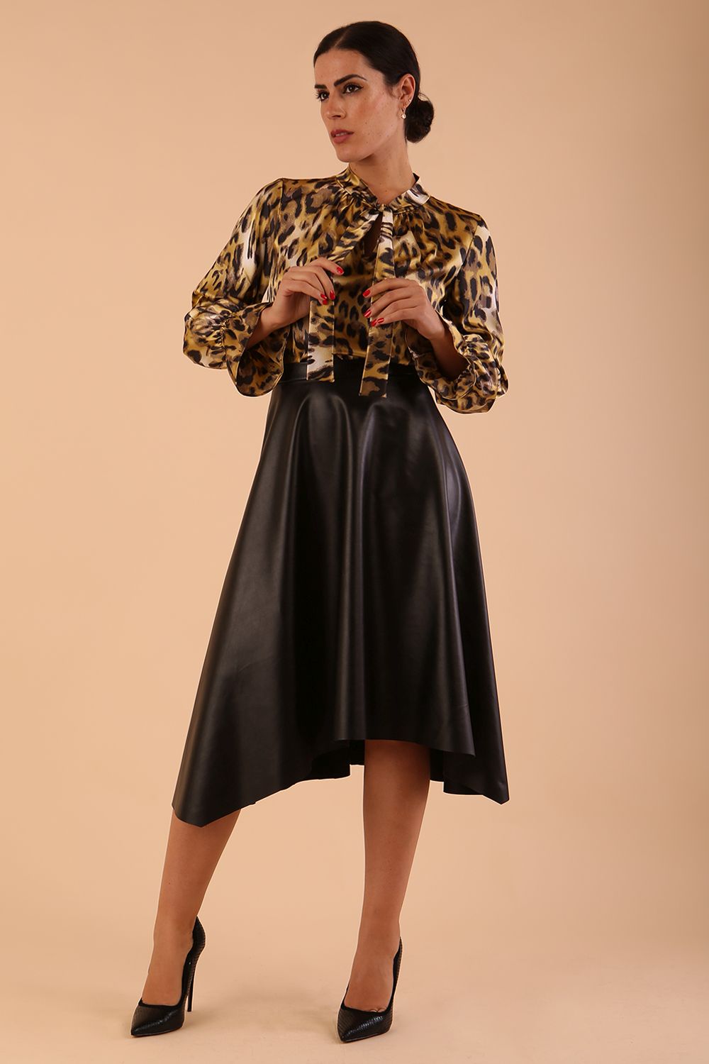 Ricky Animal Print Long Sleeved Top 