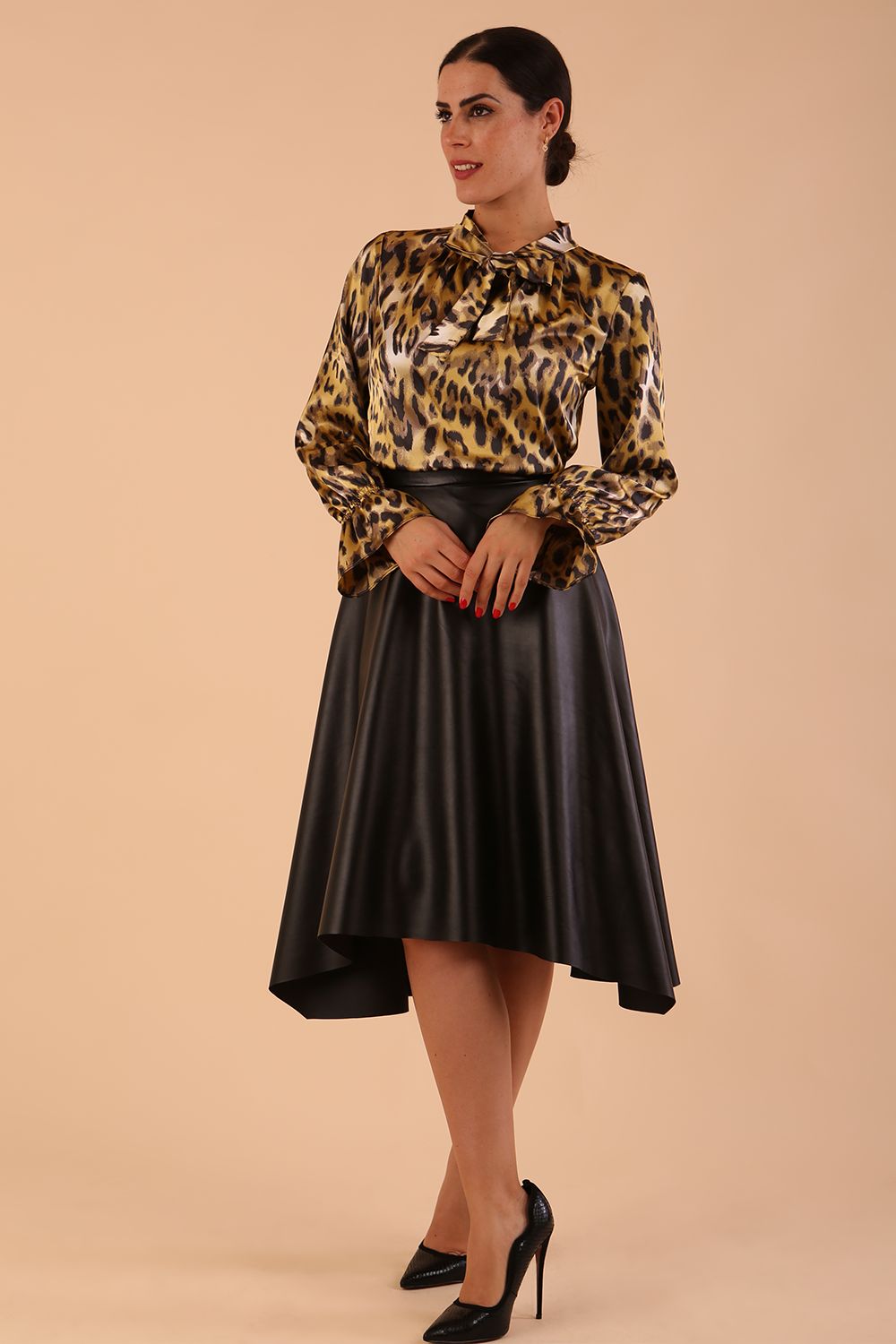 Ricky Animal Print Long Sleeved Top 