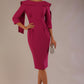 Rio Statement Collar Pencil Dress 