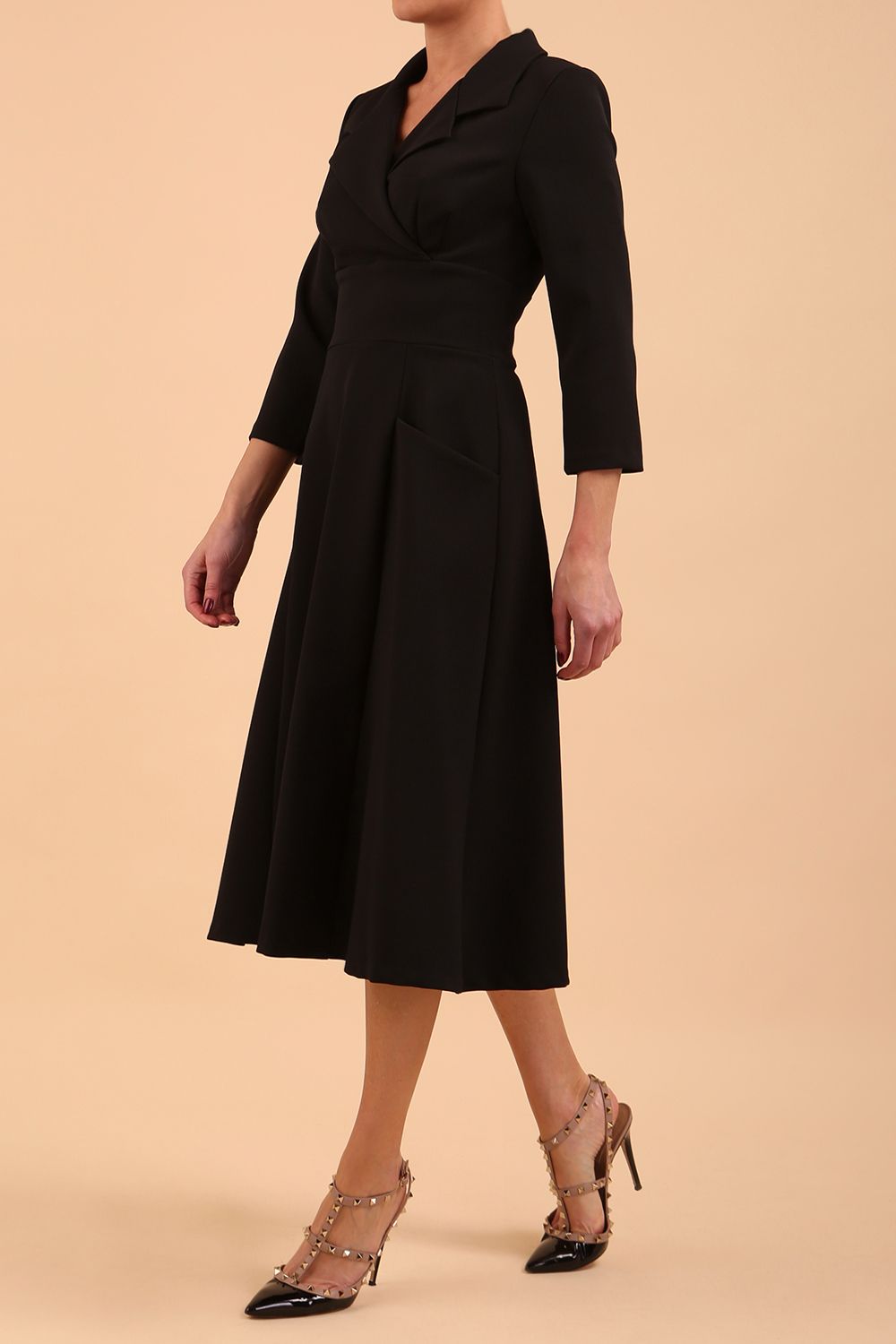 Riviera Sleeved Swing Dress – Diva Catwalk, image 12