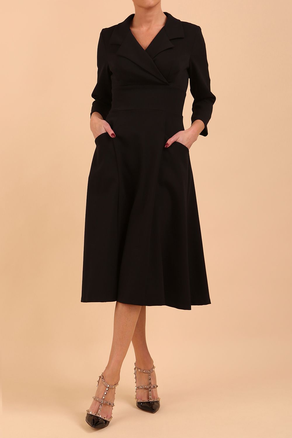 Riviera Sleeved Swing Dress – Diva Catwalk, image 13