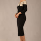 Rosalind Off Shoulder Bow Detail Pencil Dress 