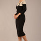 Rosalind Off Shoulder Bow Detail Pencil Dress 