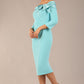 Rosalind Off Shoulder Bow Detail Pencil Dress 