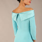 Rosalind Off Shoulder Bow Detail Pencil Dress 