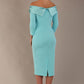Rosalind Off Shoulder Bow Detail Pencil Dress 