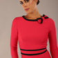 Seed Bethany Bow Detail Pencil Dress 