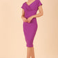 Seed Brooke Cap Sleeve Pencil Dress 