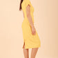 Seed Brooke Cap Sleeve Pencil Dress 