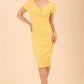 Seed Brooke Cap Sleeve Pencil Dress 