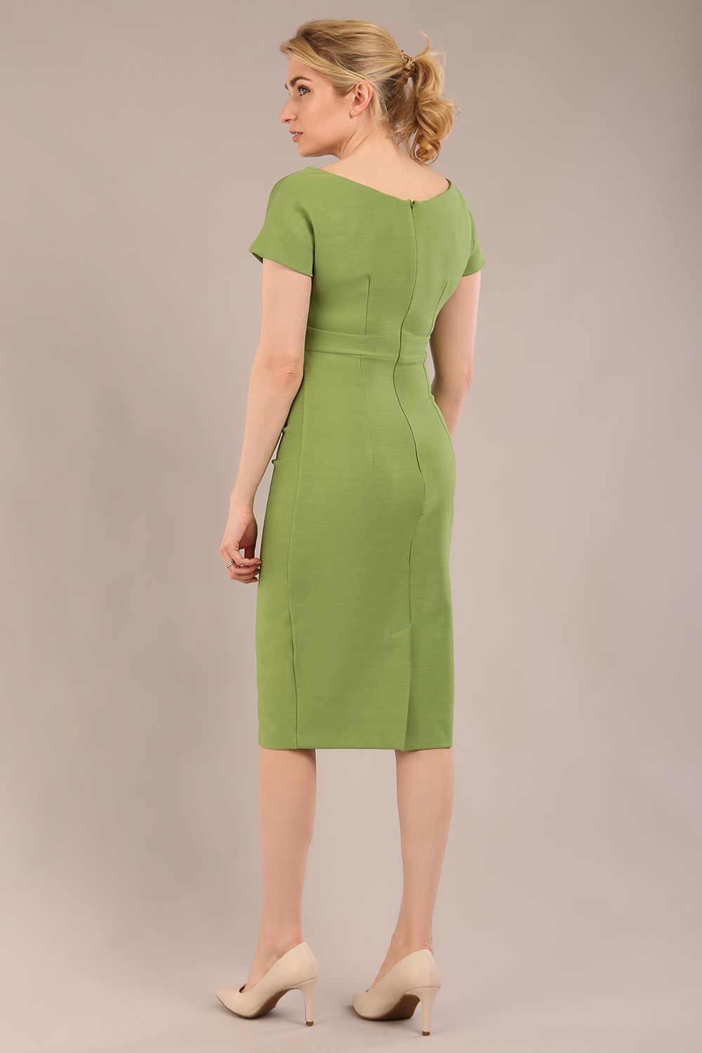 Seed Brooke Cap Sleeve Pencil Dress – Diva Catwalk, image 6