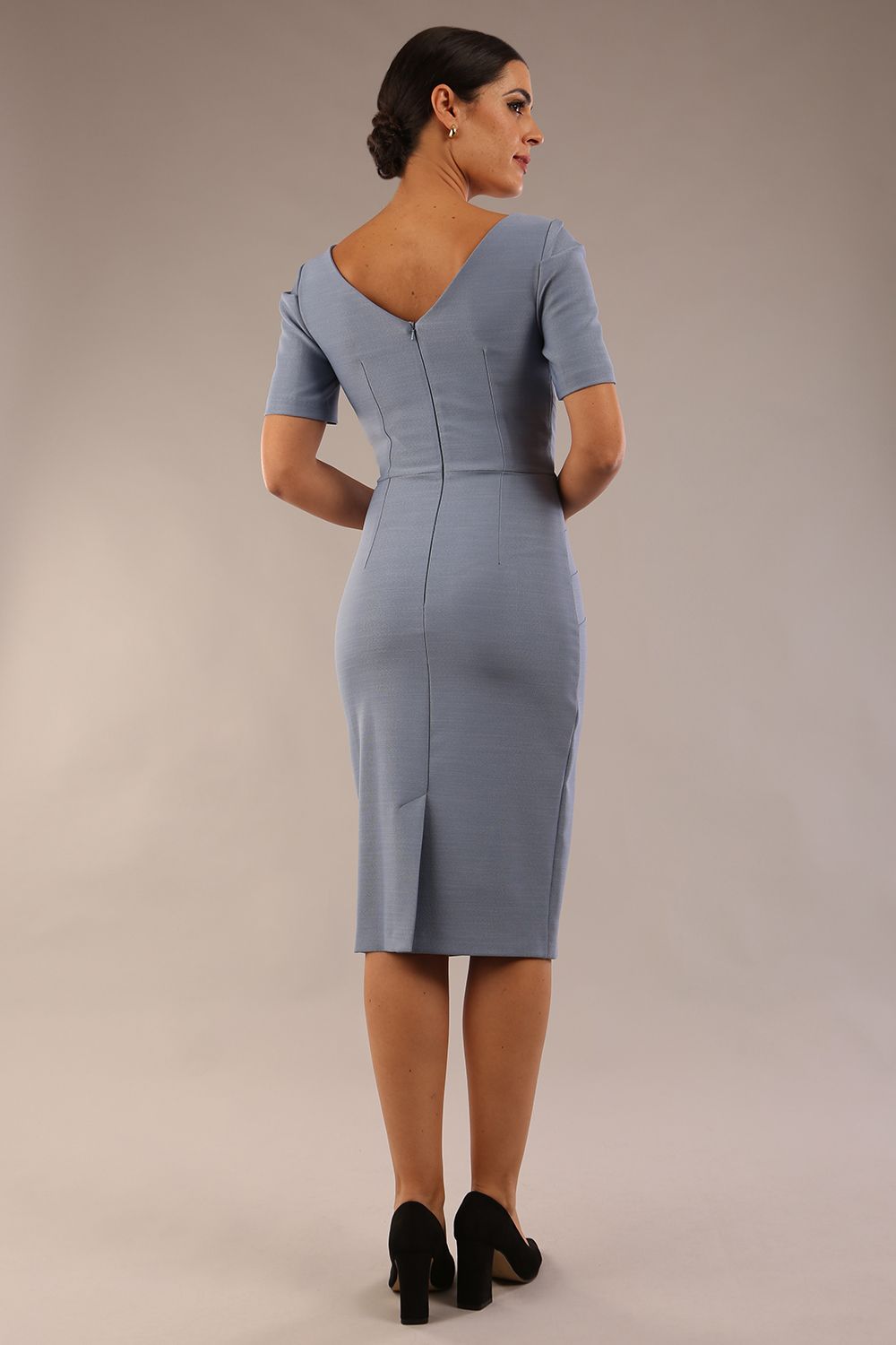 Seed Charlotte Dress in Steel Blue – Diva Catwalk, image 8
