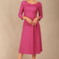Seed Chrysanta Sculptural Collar Dress 