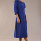 Seed Chrysanta Sculptural Collar Dress 