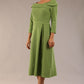 Seed Chrysanta Sculptural Collar Dress 