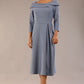 Seed Chrysanta Sculptural Collar Dress 
